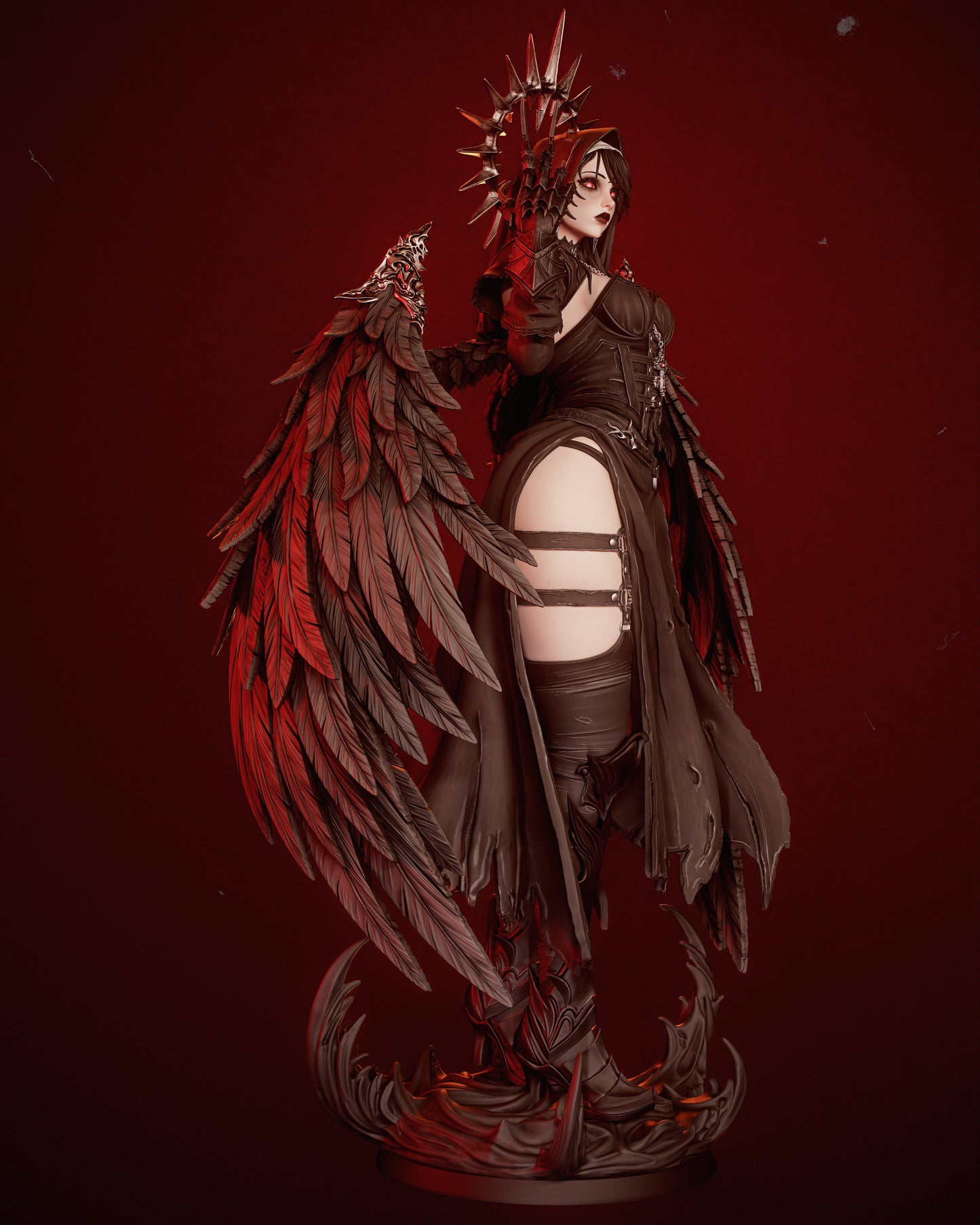 0381 Corrupted Nun - STL 3D Print Files