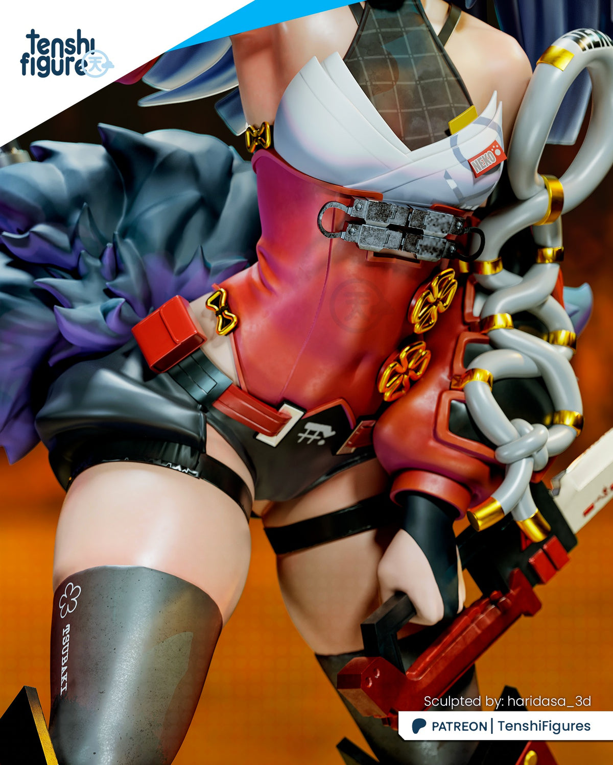 2109 Nekomiya Mana_Zenless Zone Zero - STL 3D Print Files