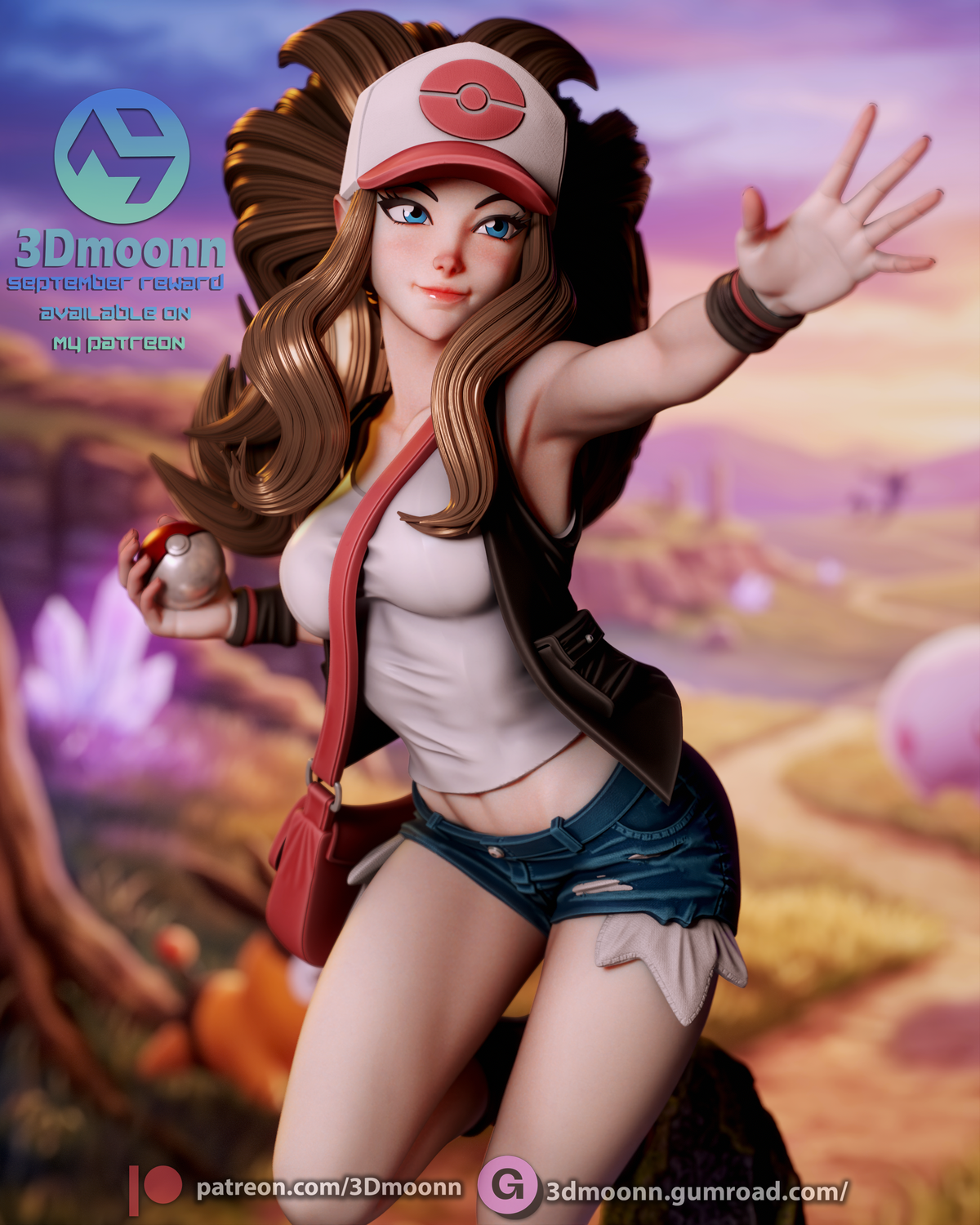 2002 Hilda_Pokémon NSFW - STL 3D Print Files