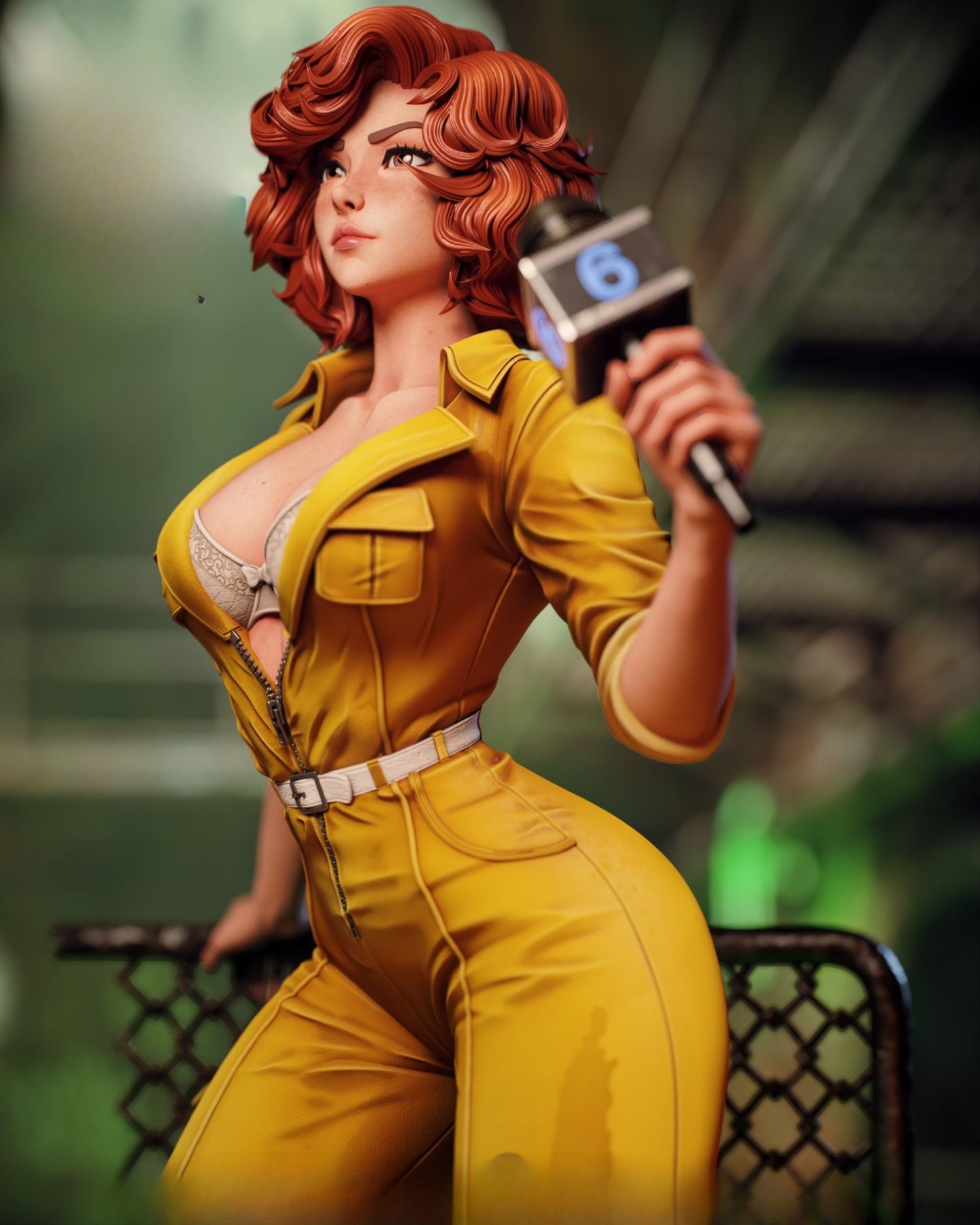 0347 April O’Neil NSFW - STL 3D Print Files
