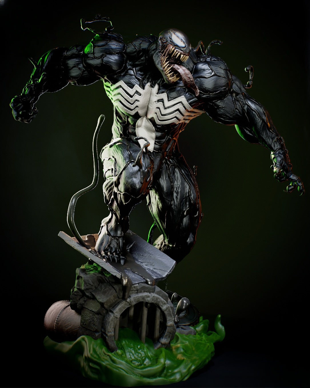1371 The Symbiote_Marvel Comics - STL 3D Print Files