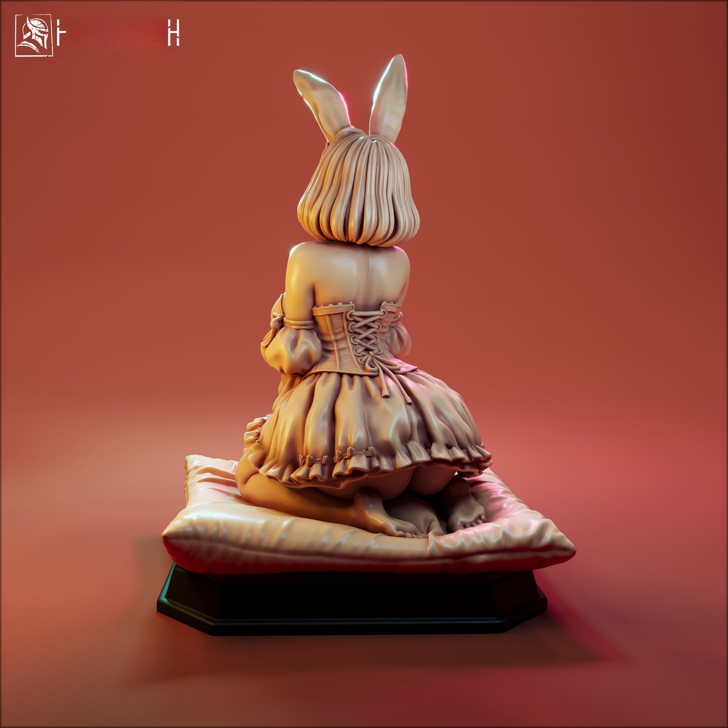 1710 Miko Bunny_Miniature NSFW - STL 3D Print Files