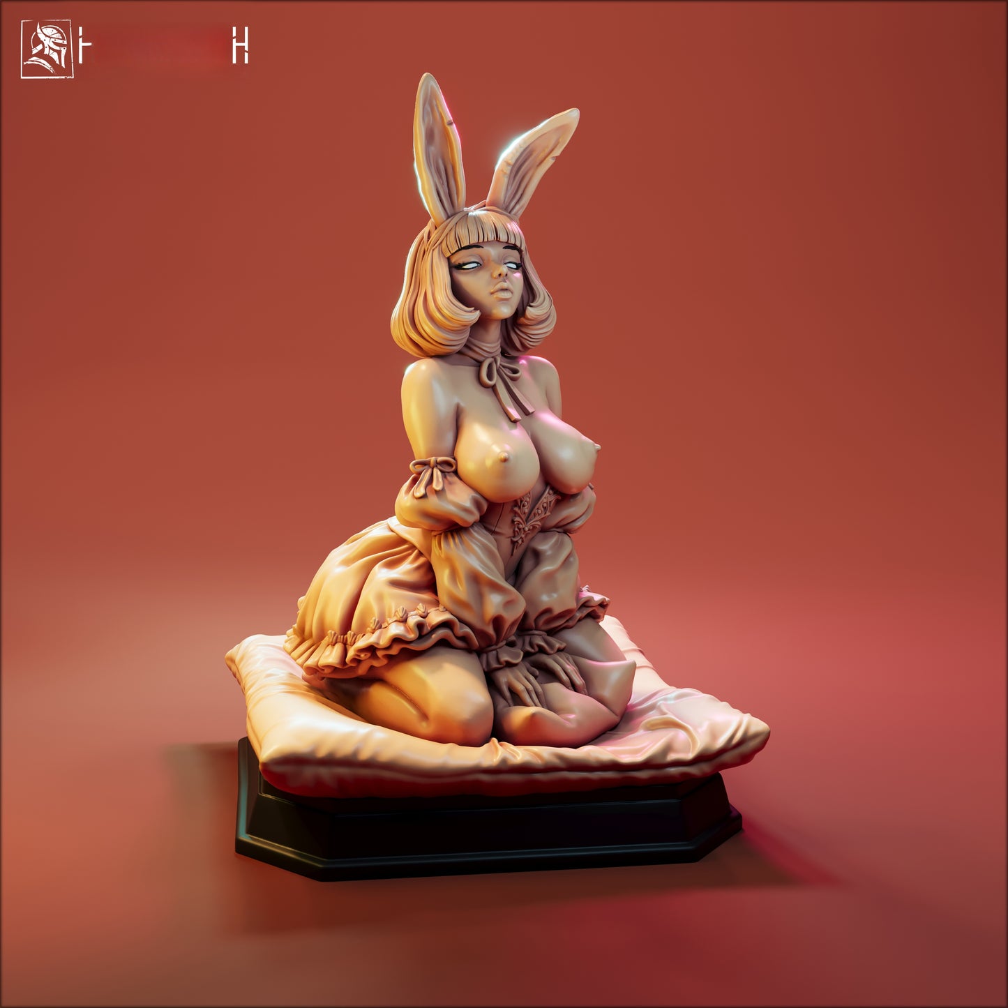 1710 Miko Bunny_Miniature NSFW - STL 3D Print Files