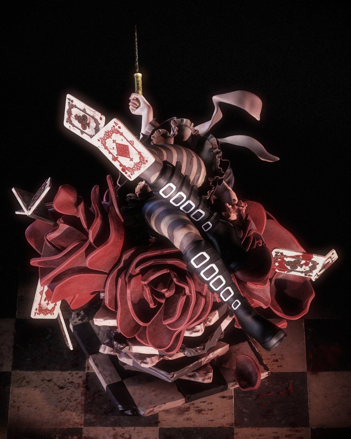 1627 Alice_Twisted Wonderland NSFW - STL 3D Print Files