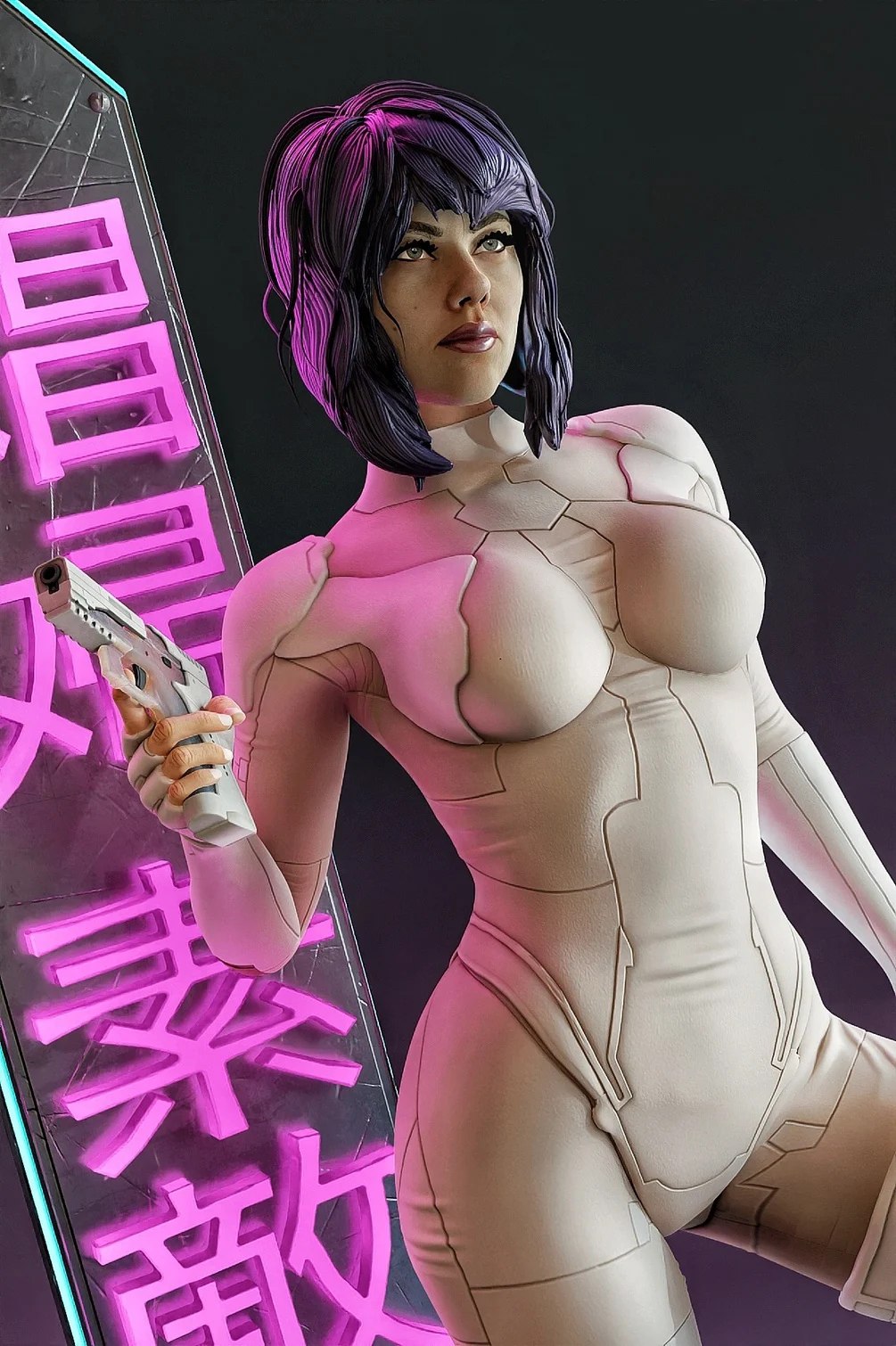 0826 Scarlett Johansson - STL 3D Print Files
