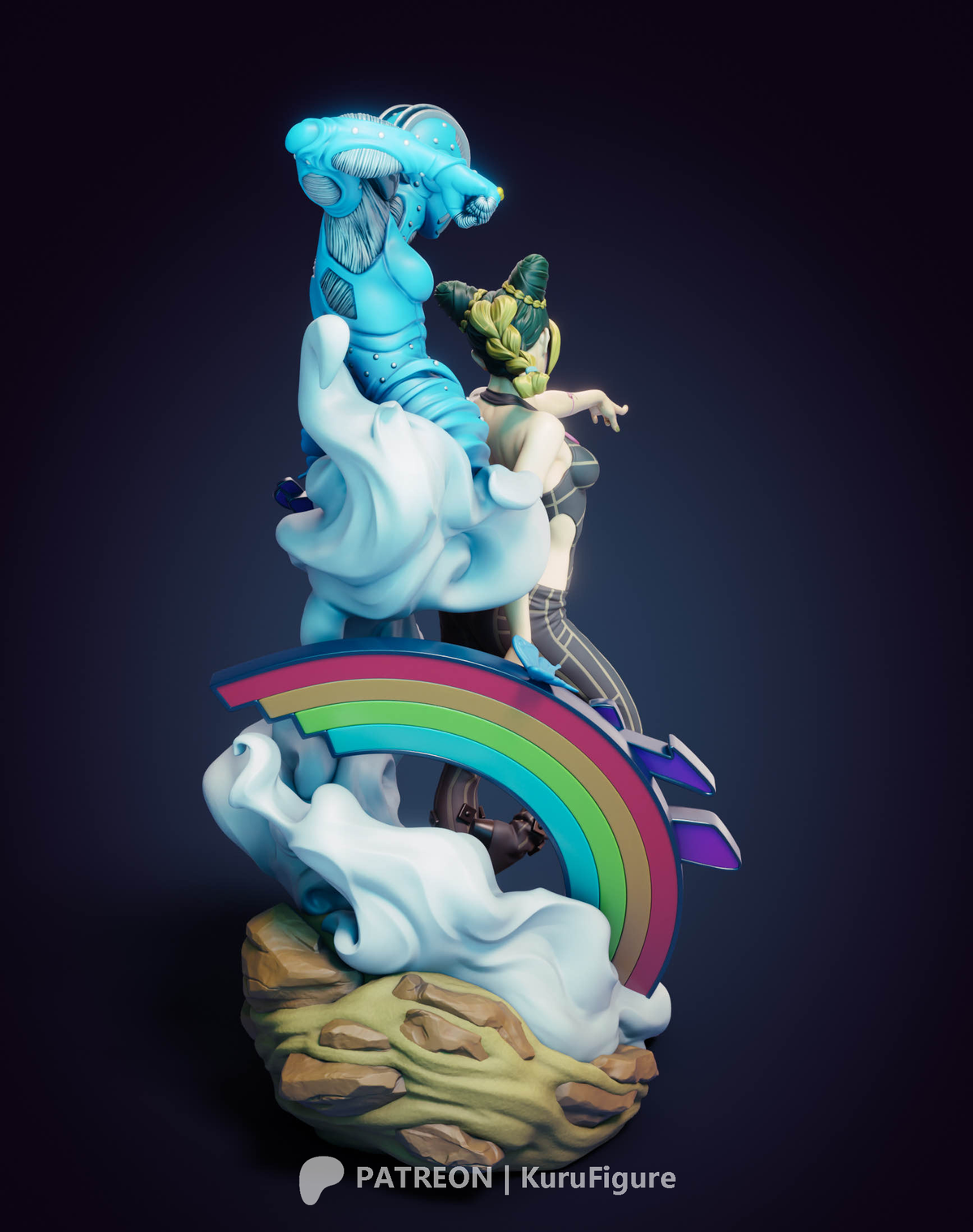 1910 Jolyne Cujoh_Stone Free - STL 3D Print Files