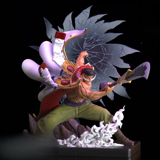0373 Whitebeard_One Piece - STL 3D Print Files
