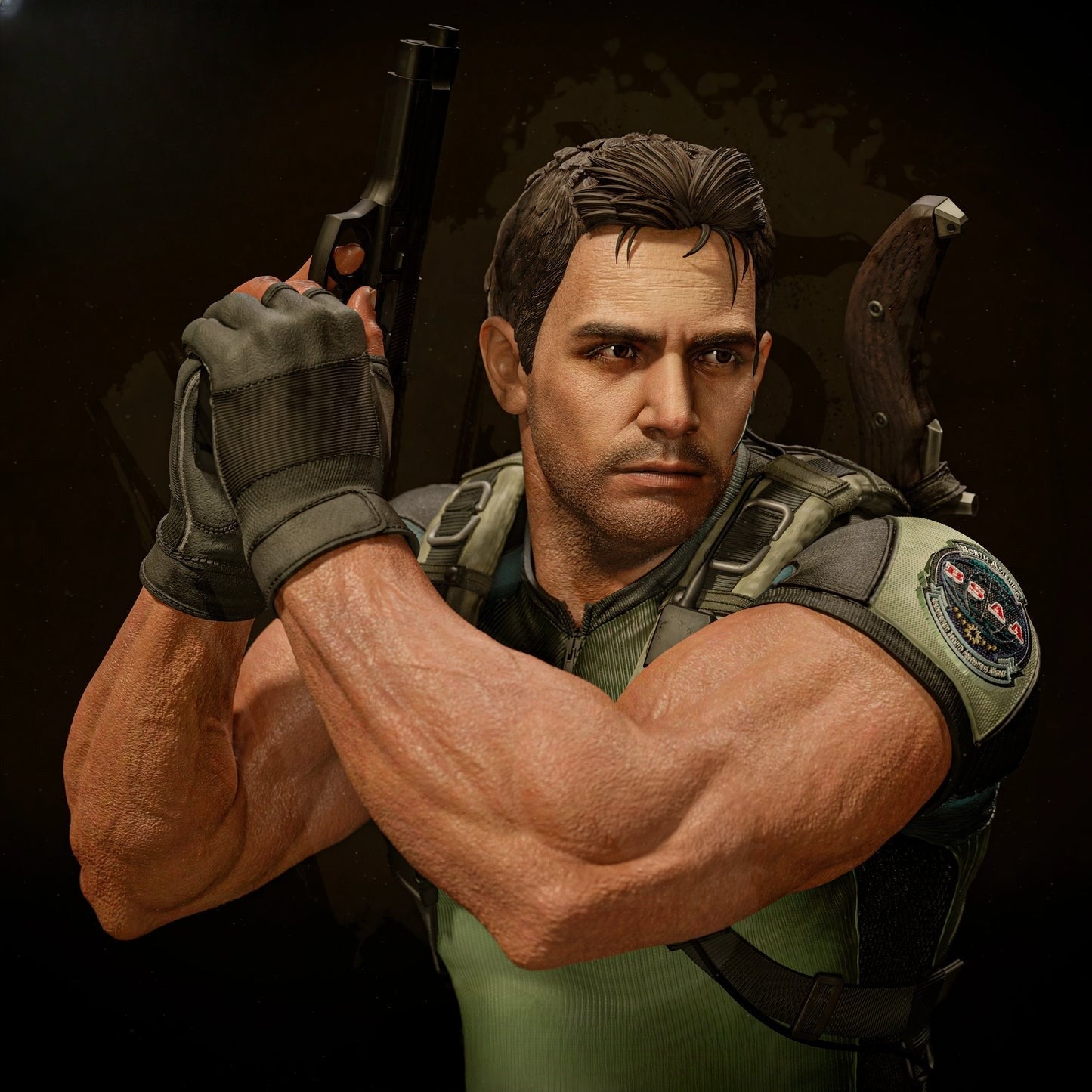 0598 Chris Redfield - STL 3D Print Files