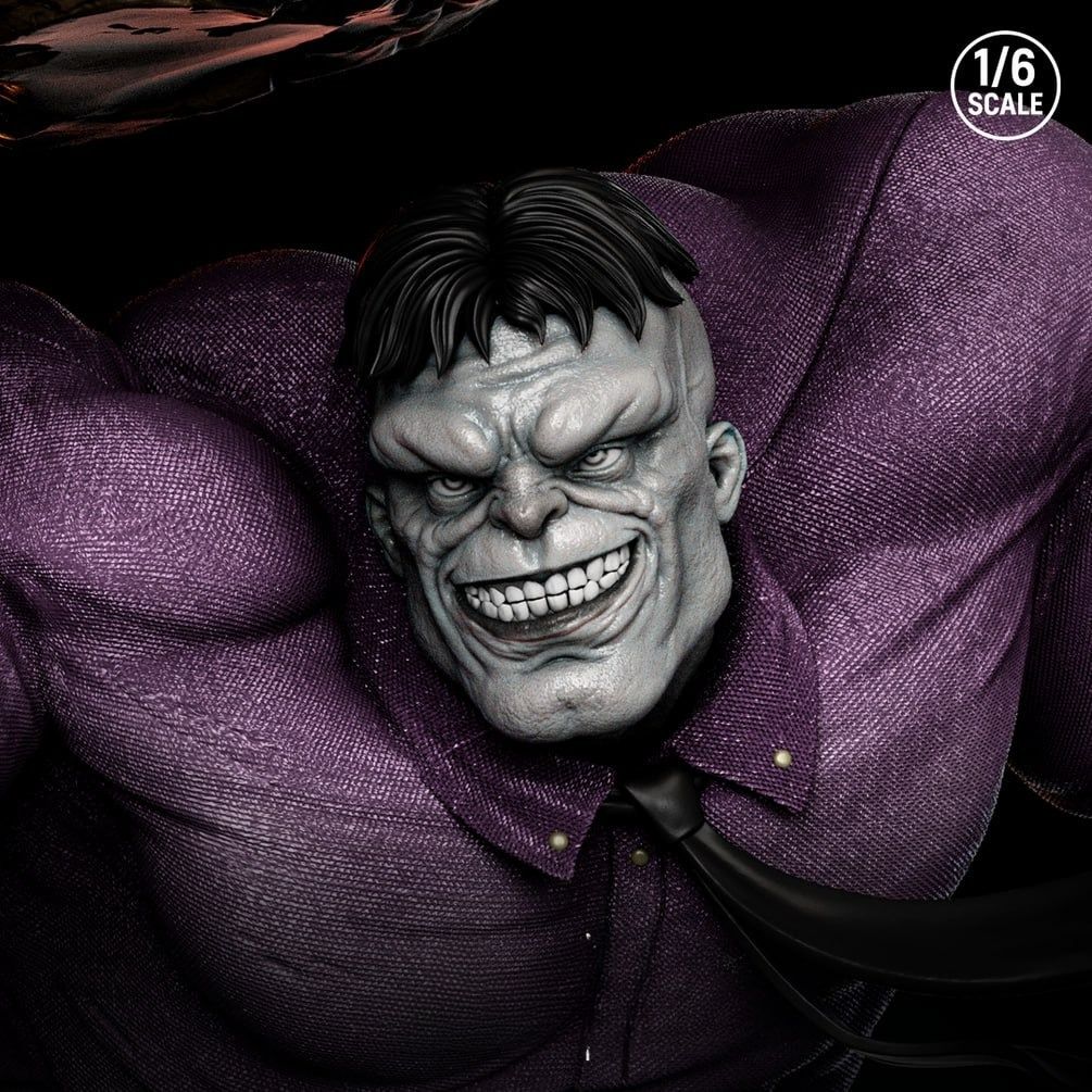 0327 Grey Hulk - STL 3D Print Files