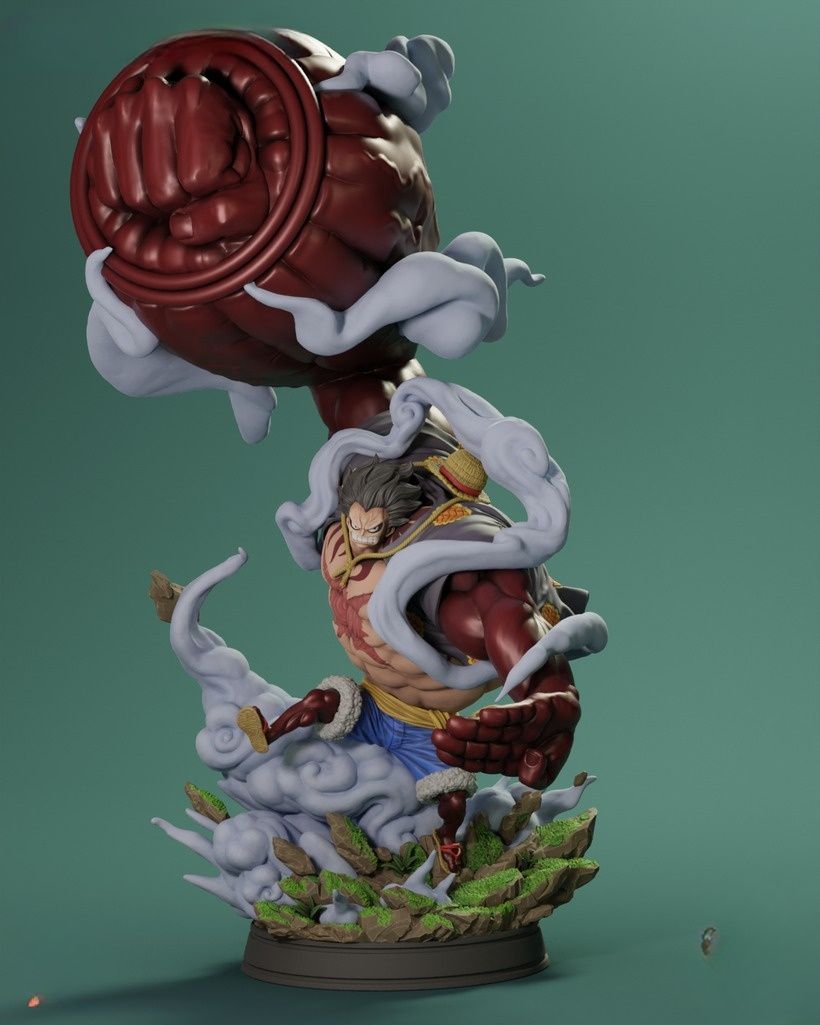 0297 Luffy Gear 4 (OP) - STL 3D Print Files