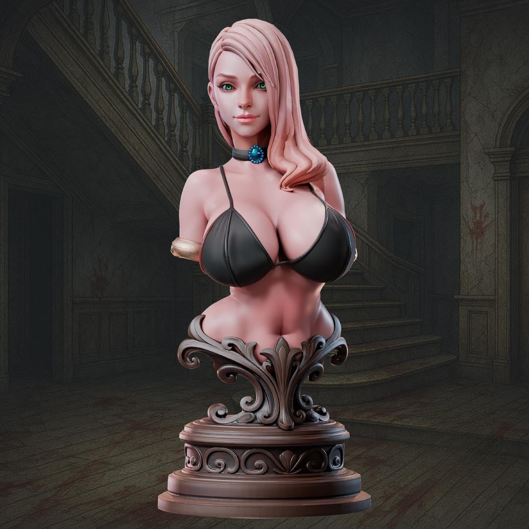 0563 Nina Reaper Bust - STL 3D Print Files
