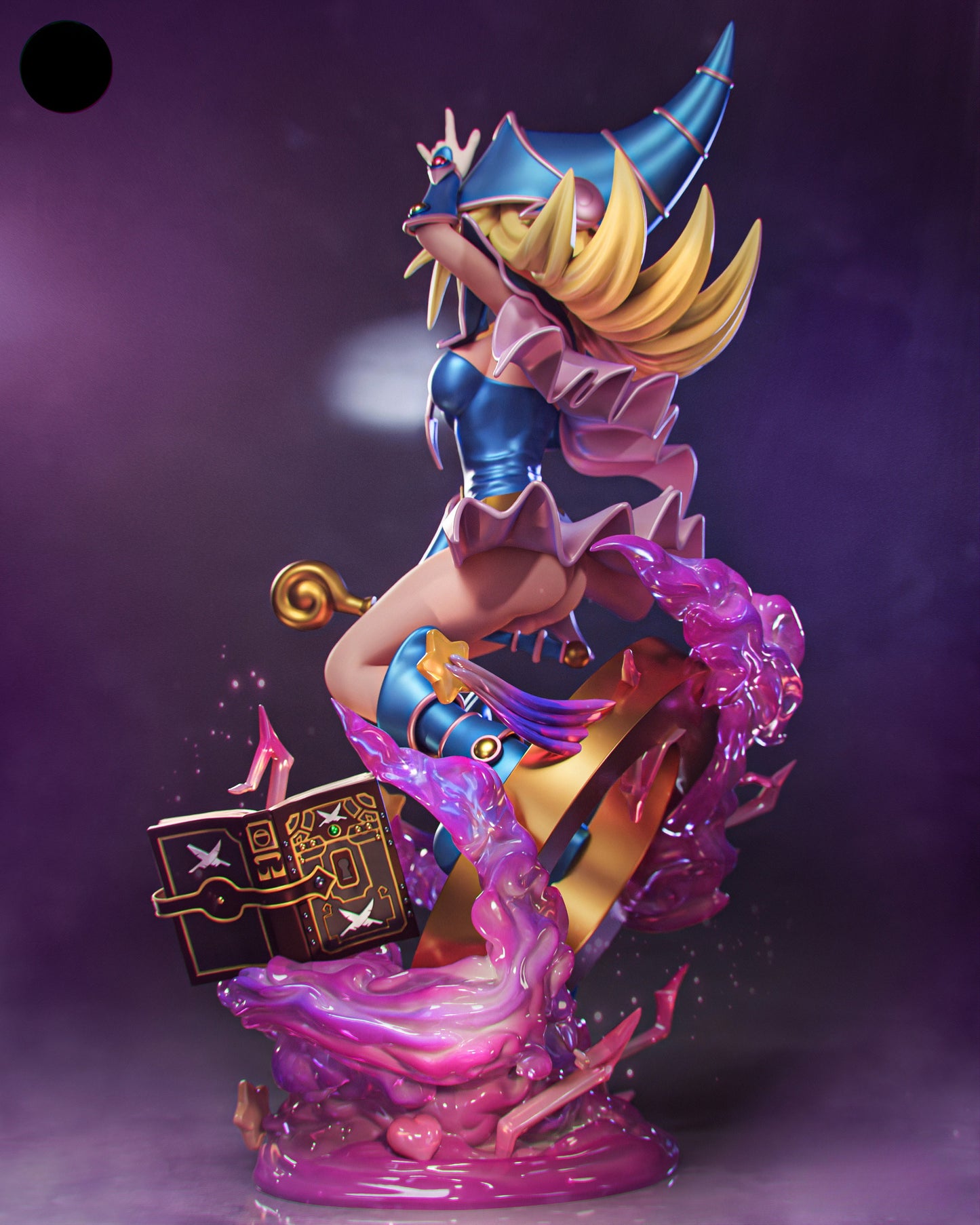 1141 Dark Magician Girl_YuGiOh - STL 3D Print Files