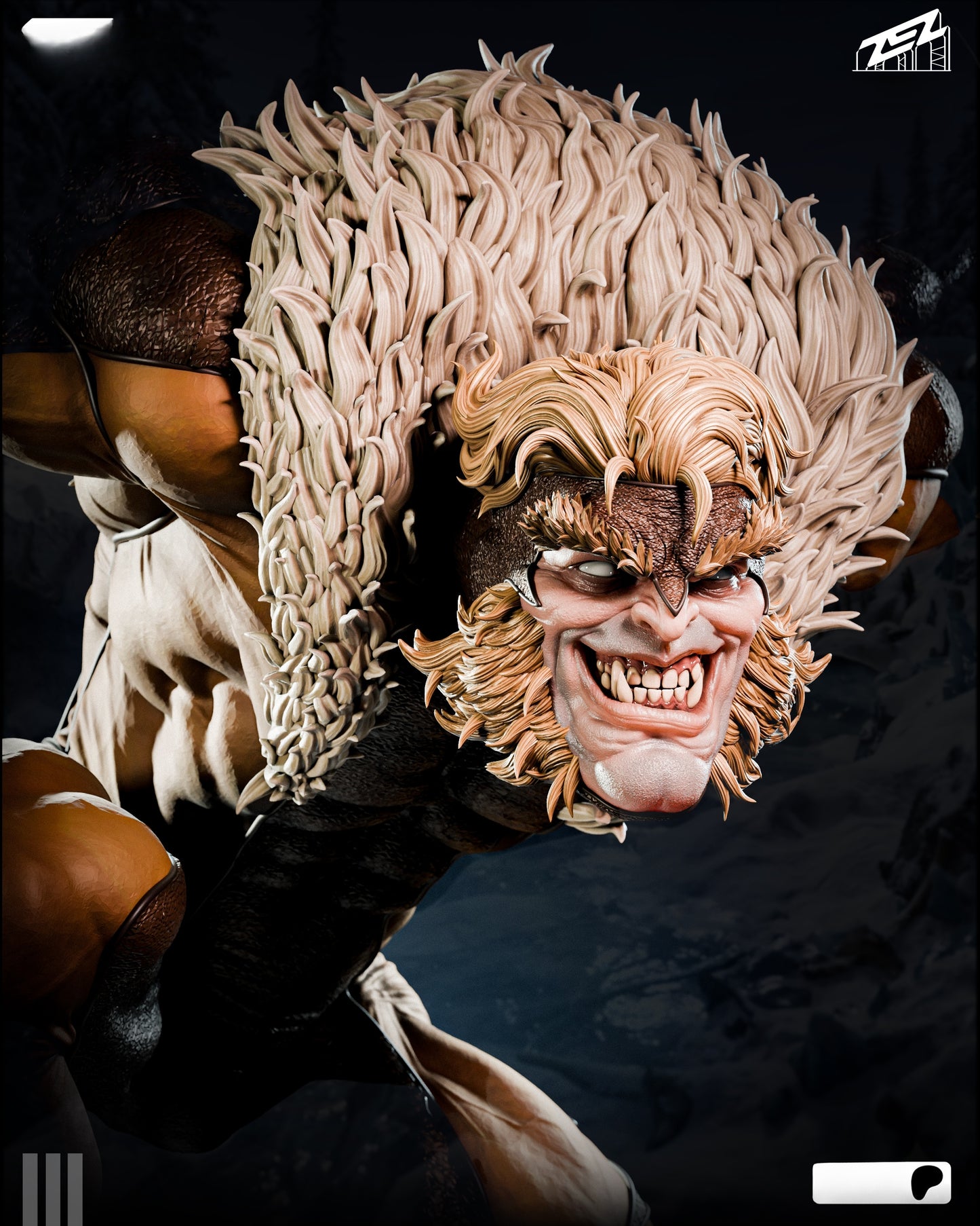 1407 Sabretooth_ Marvel Comics - STL 3D Print Files
