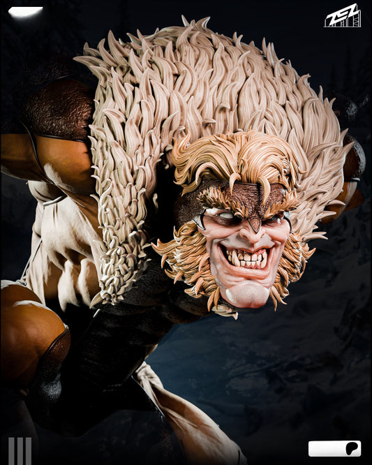 1407 Sabretooth_ Marvel Comics - STL 3D Print Files