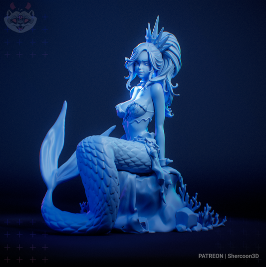 1915 Aerith Gainsborough_Mermaid NSFW - STL 3D Print Files