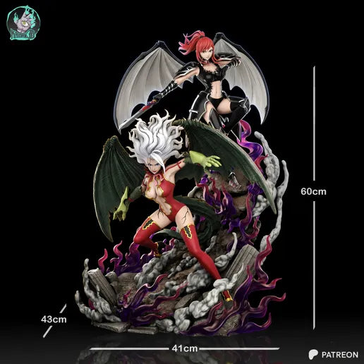 1987 Erza Scarlet&Mirajane Strauss_Fairy Tail - STL 3D Print Files
