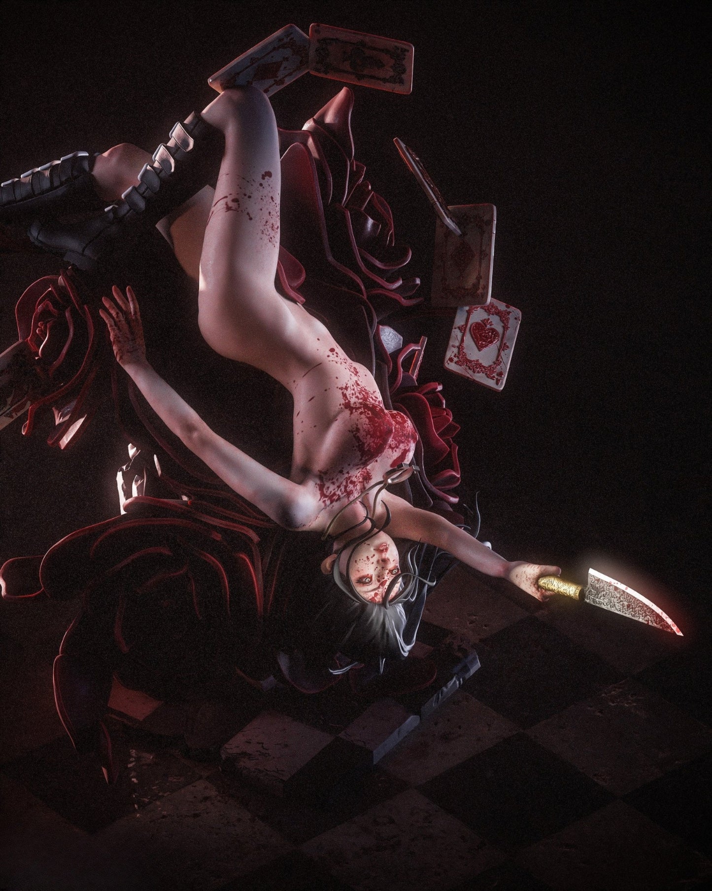 1627 Alice_Twisted Wonderland NSFW - STL 3D Print Files