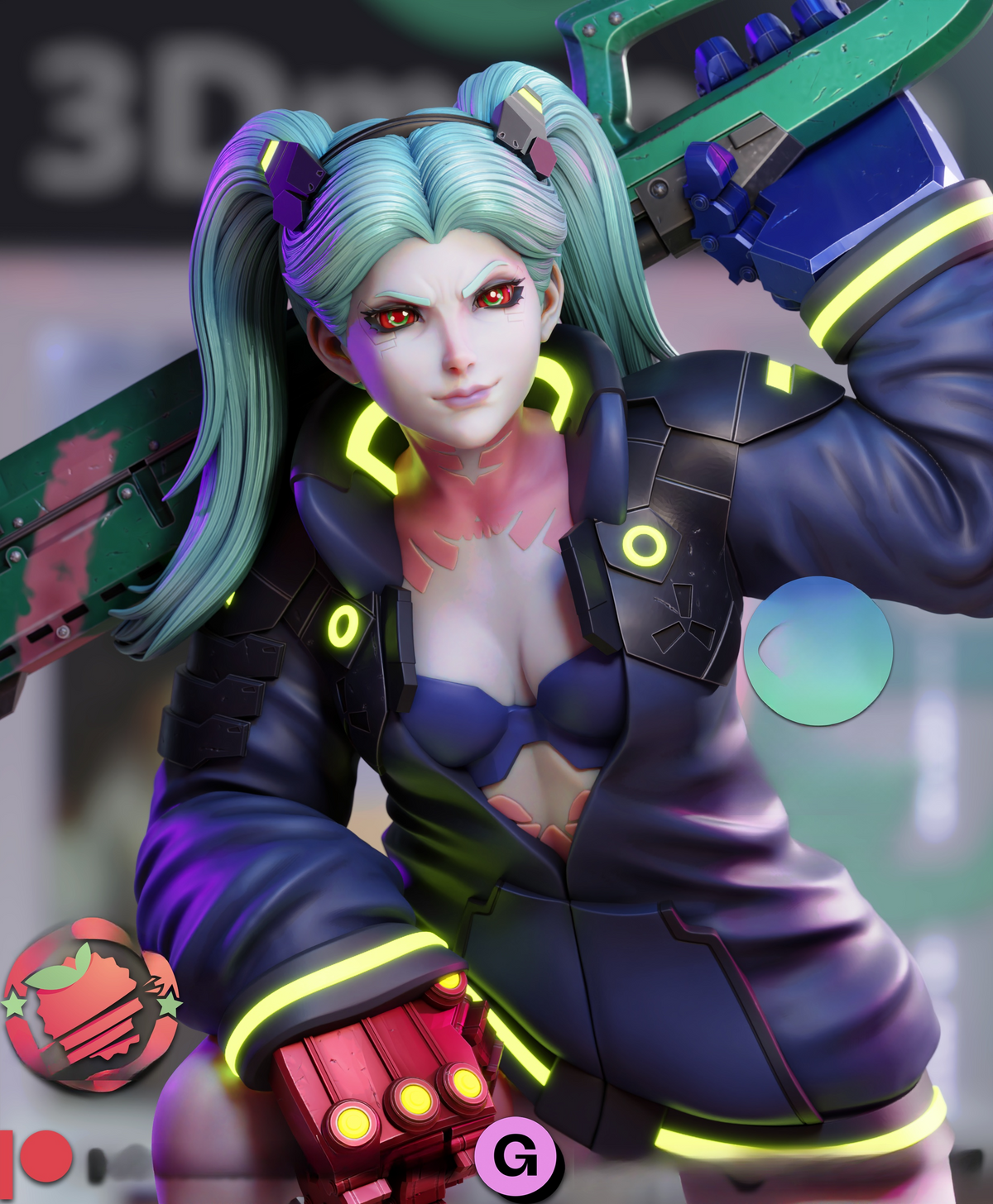 1791 Rebecca_Cyberpunk Edgerunners NSFW - STL 3D Print Files