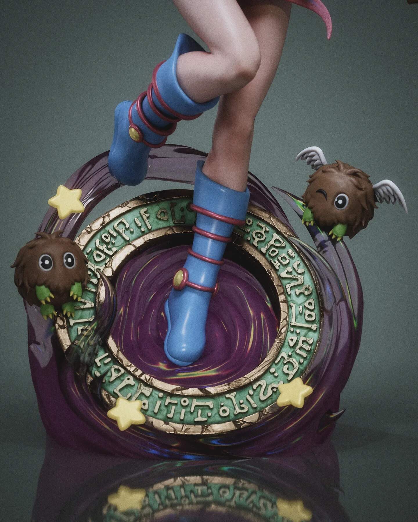 1669 Dark Magician Girl_Yu-Gi-Oh! - STL 3D Print Files