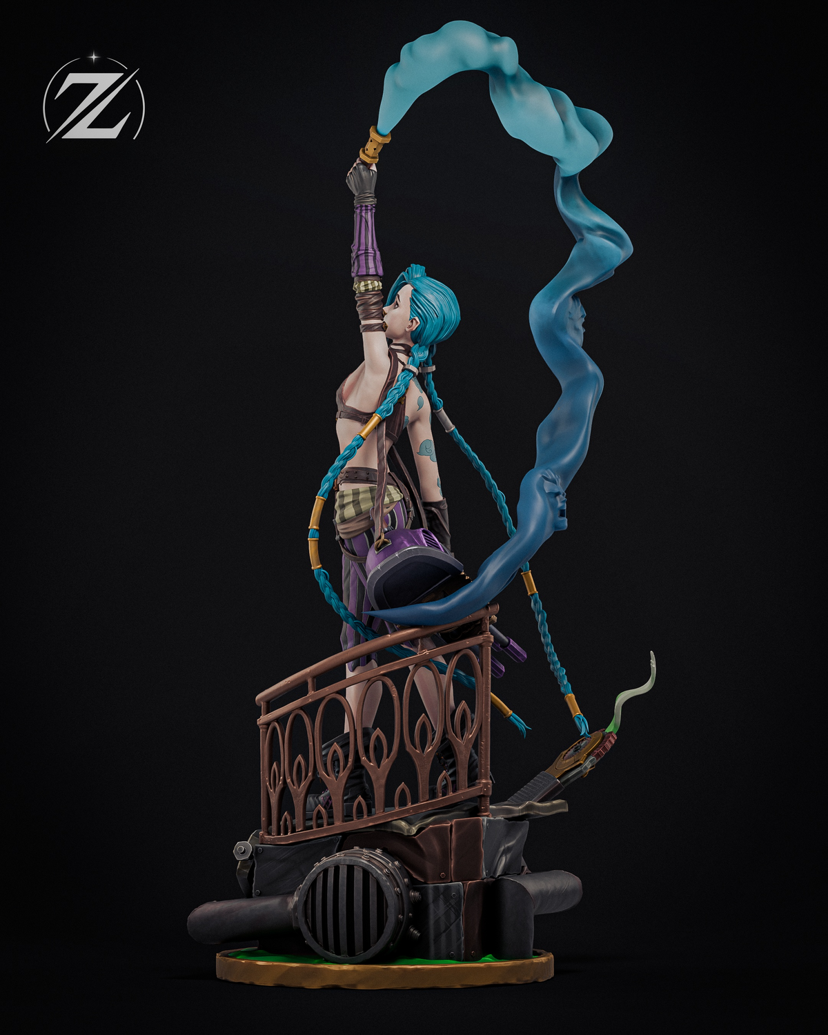 1855 Jinx_Arcane League of Legends - STL 3D Print Files
