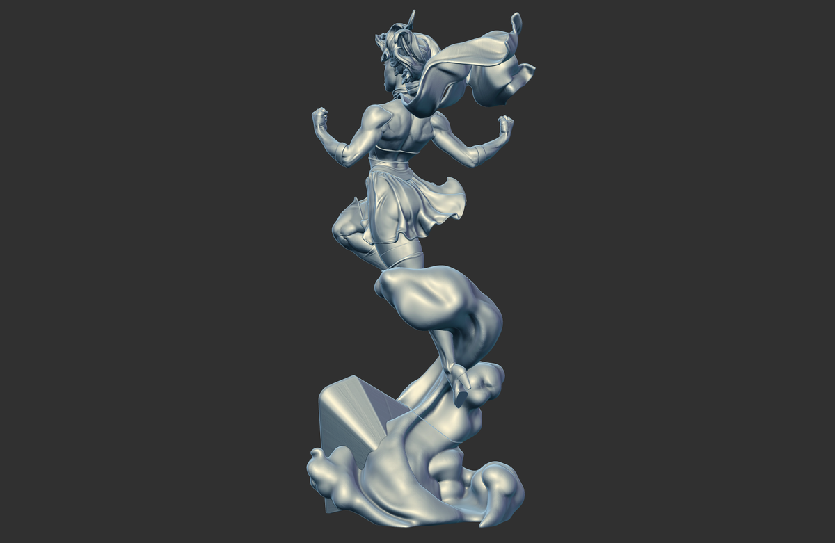 1780 Supergirl Bombshells NSFW - STL 3D Print Files