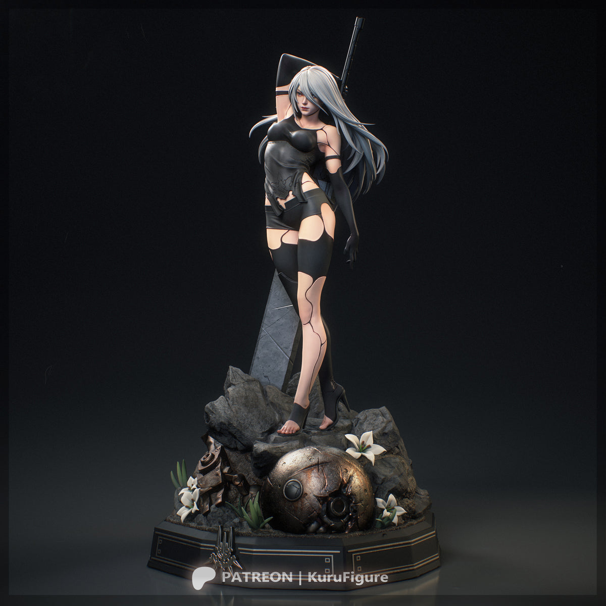 2123 A2_NieR Automata - STL 3D Print Files