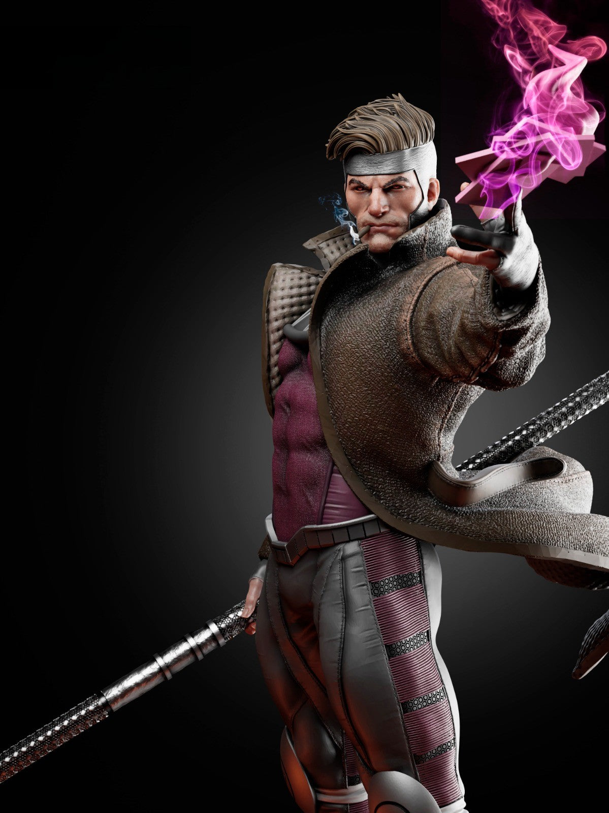 0139 Gambit - X-MEN (1632) - STL 3D Print Files
