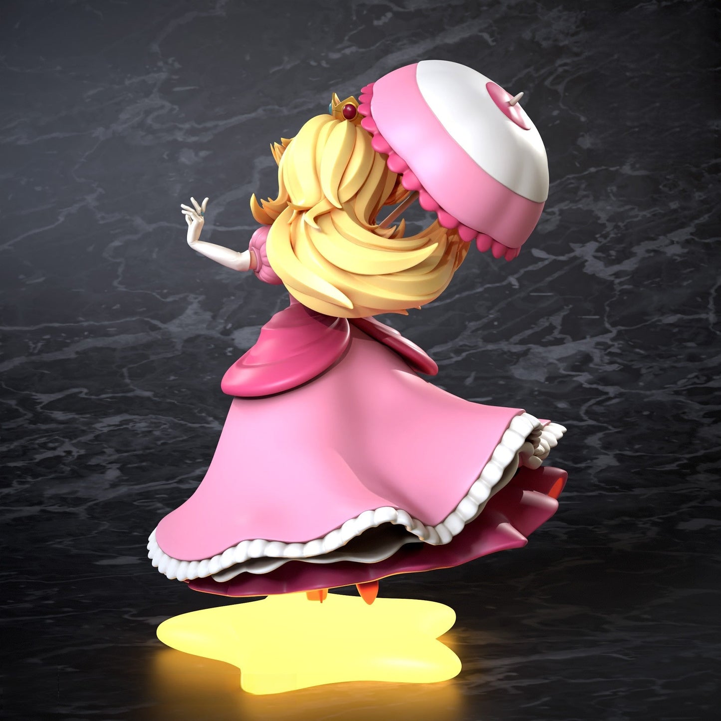 0666 Princes Peach - Super Mario Bros (1663) - STL 3D Print Files