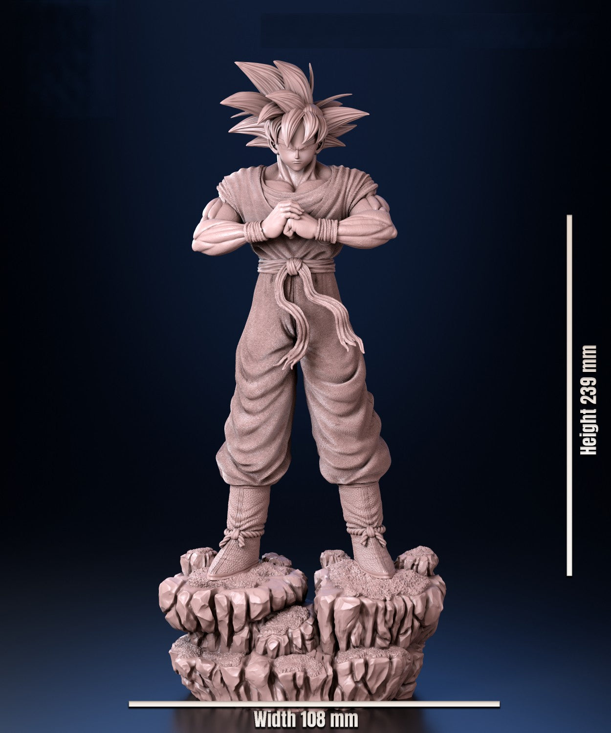 0165 Goku - Dragon Ball (1609) - STL 3D Print Files