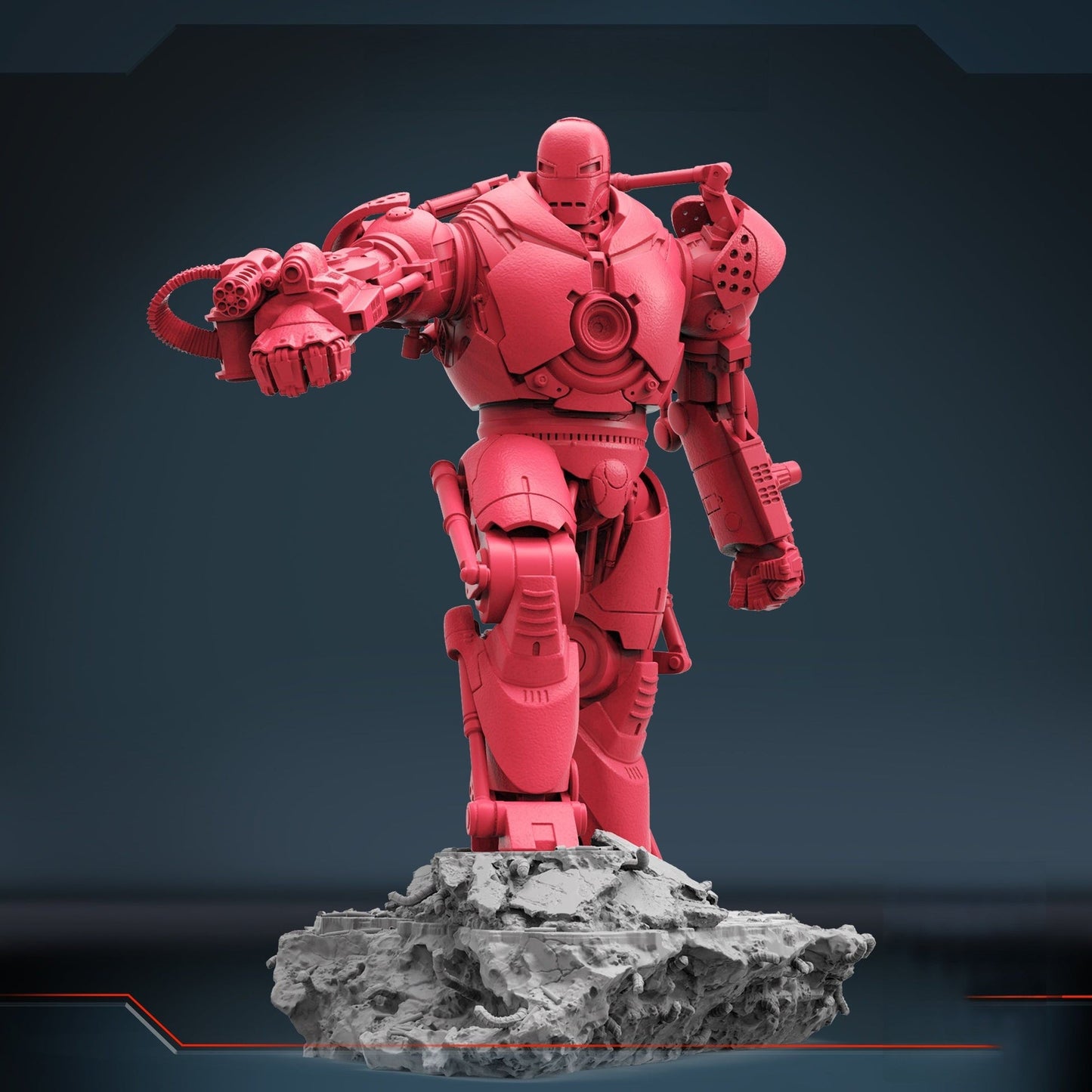 0455 IRON MONGER - Iron Man - STL 3D Print Files