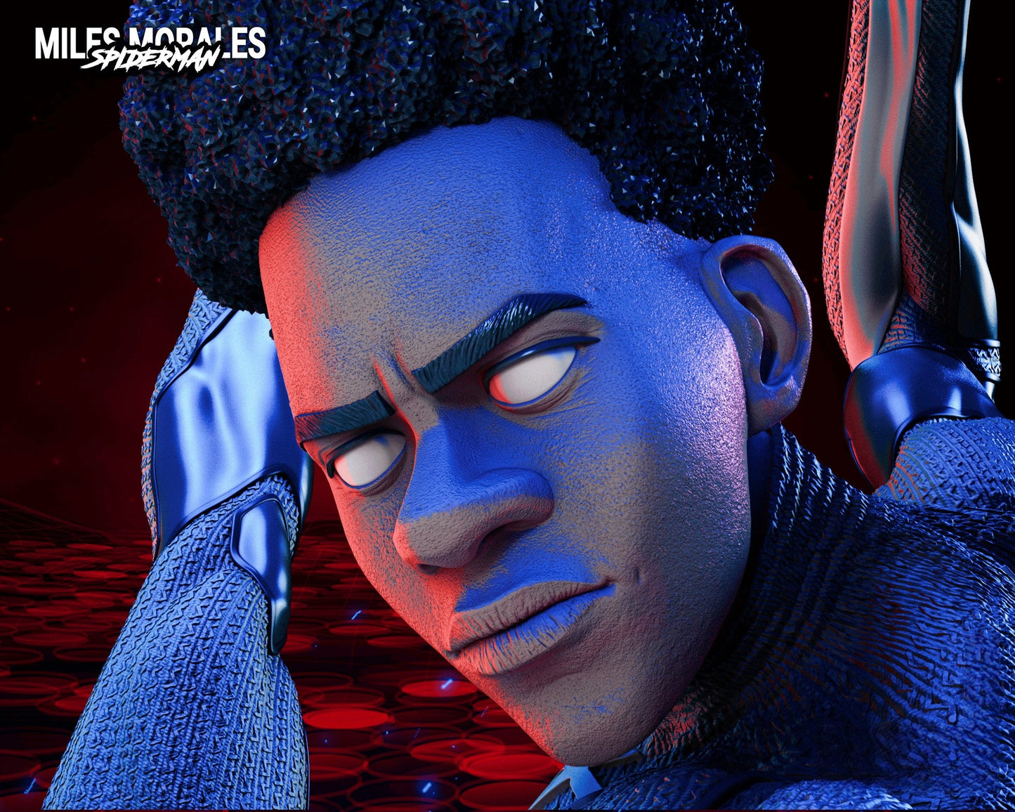 0122 Miles Morales - Spider-Man (1490) - STL 3D Print Files