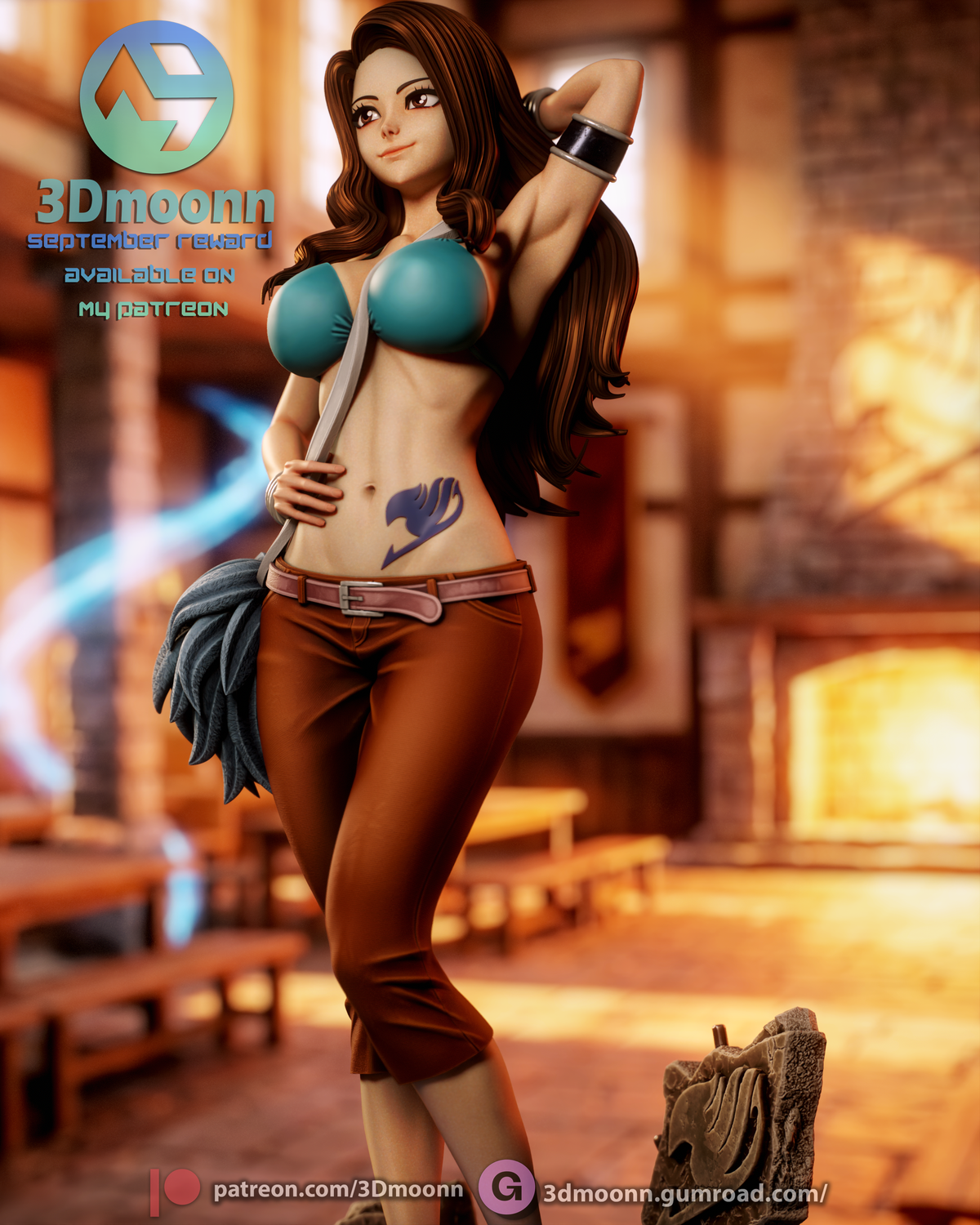2122 Cana Alberona_Fairy Tail NSFW - STL 3D Print Files