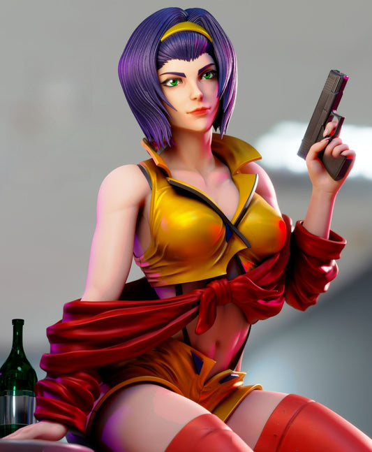 0927 Faye Valentine NSFW - Cowboy Bebop (2903) - STL 3D Print Files