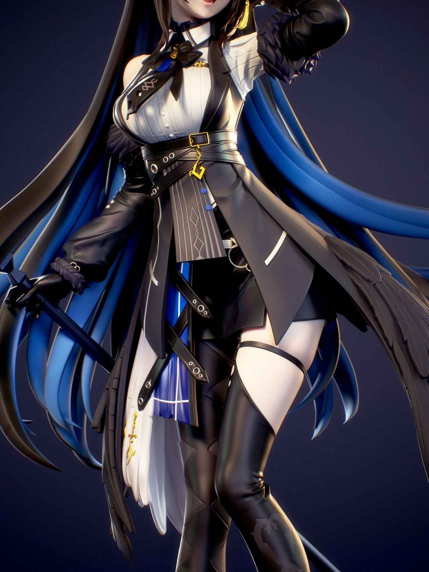 0521 Nerissa Ravencroft - Virtual YouTuber (3767) - STL 3D Print Files