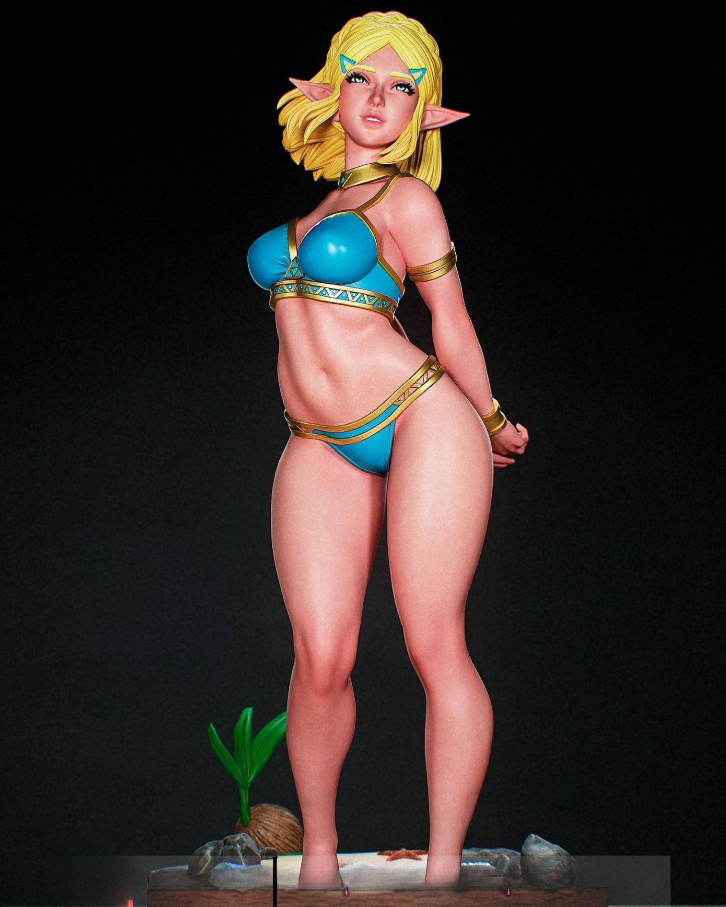 0545 Princess Zelda NSFW - The Legend of Zelda (4025) - STL 3D Print Files