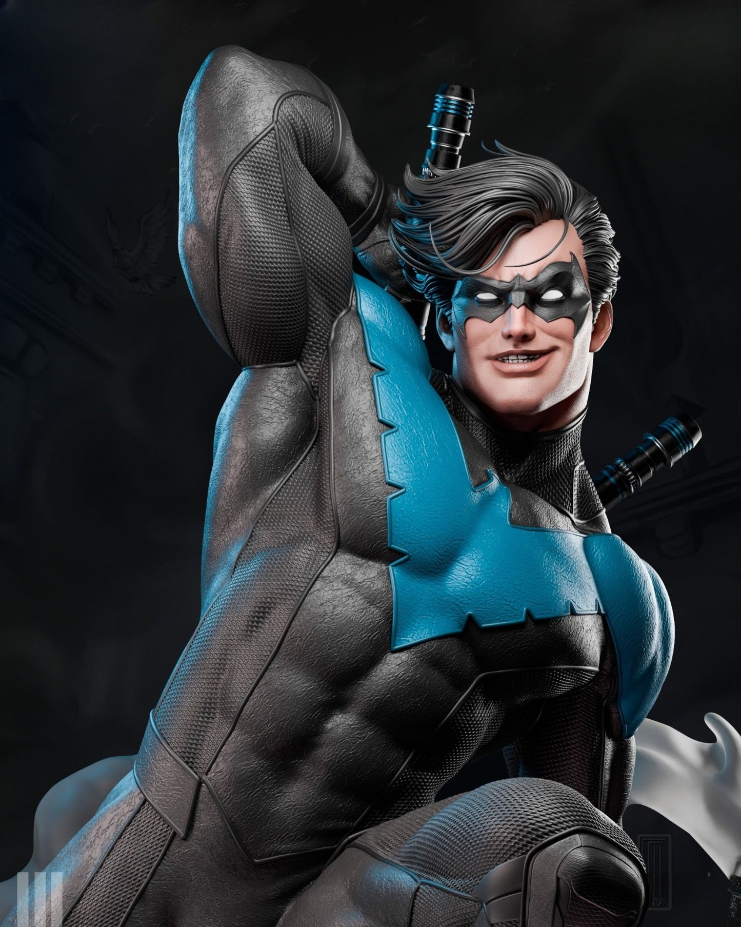 0556 Nightwing - Batman (4061) - STL 3D Print Files