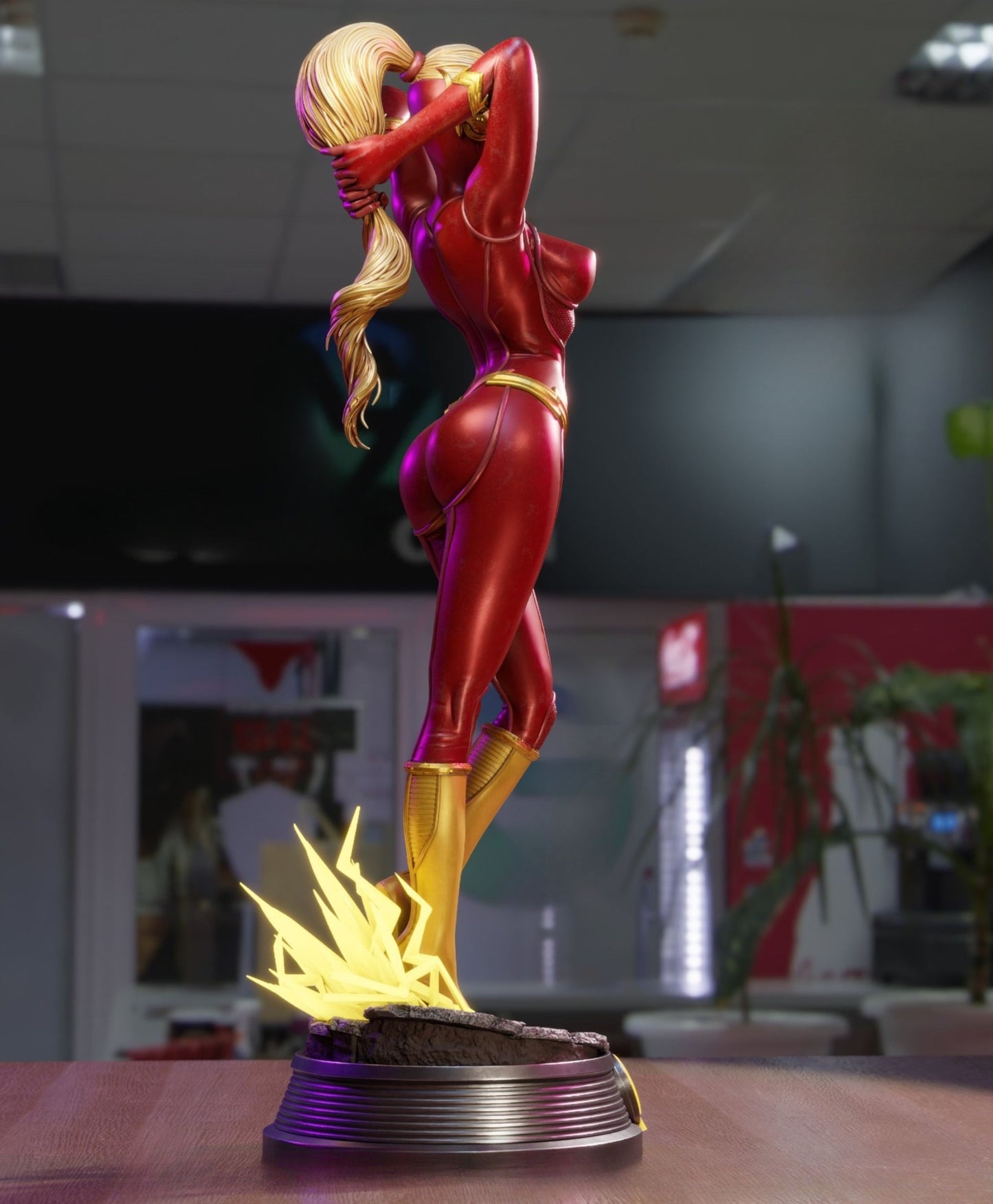 1089 Lady Flash NSFW - DC COMICS (4215) - STL 3D Print Files