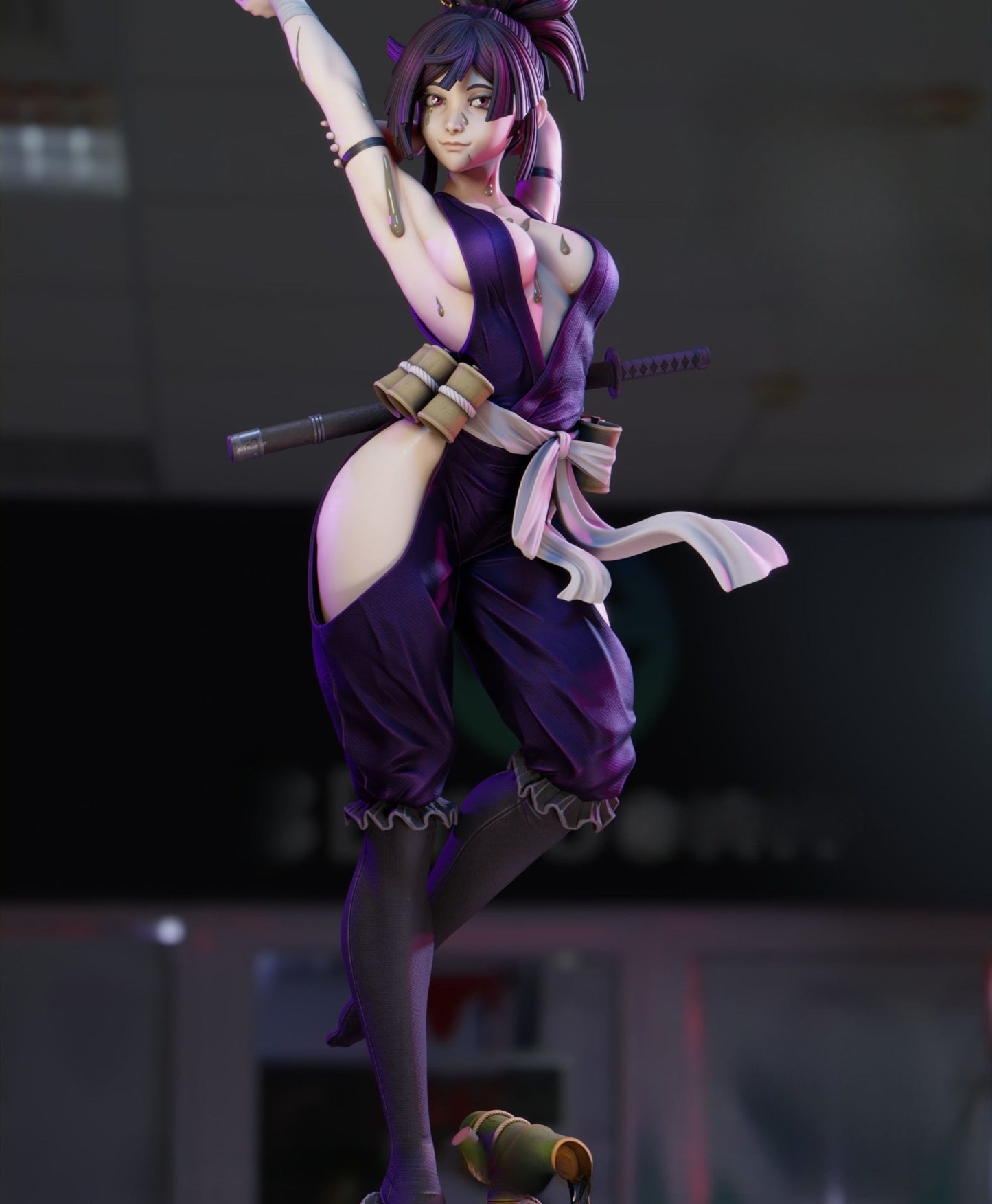 1084 Yuzuriha NSFW - Hell's Paradise (4253) - STL 3D Print Files