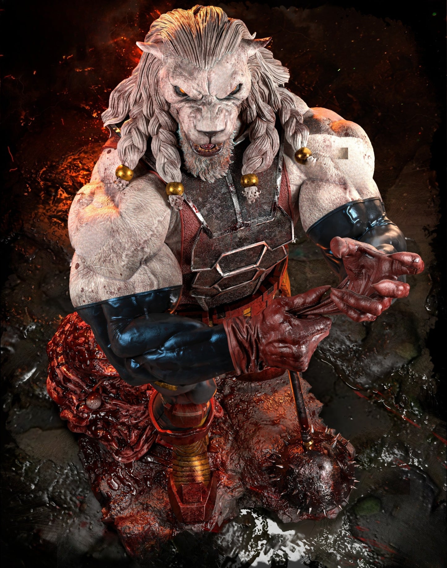 1201 Battle Beast_The Invincible - STL 3D Print Files