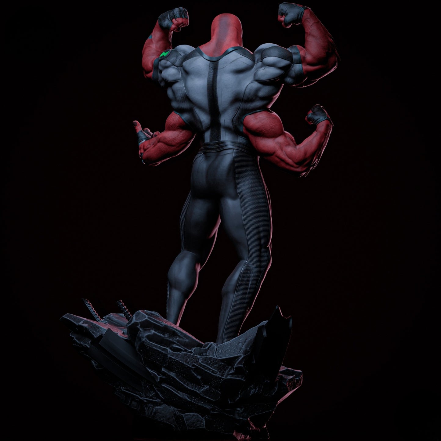 1202 Four Arms_Ben 10 - STL 3D Print Files