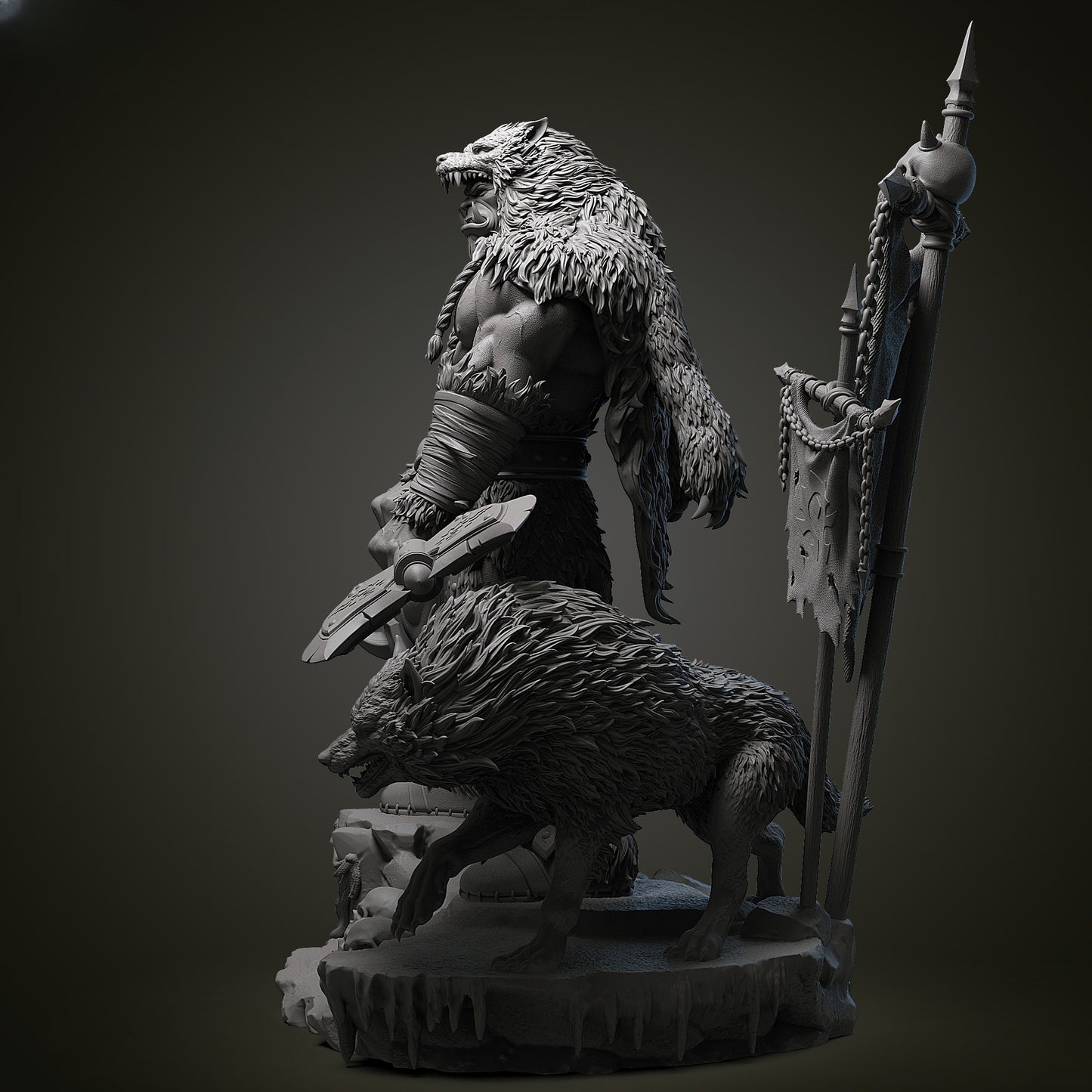 1235 Durotan_World of Warcraft - STL 3D Print File