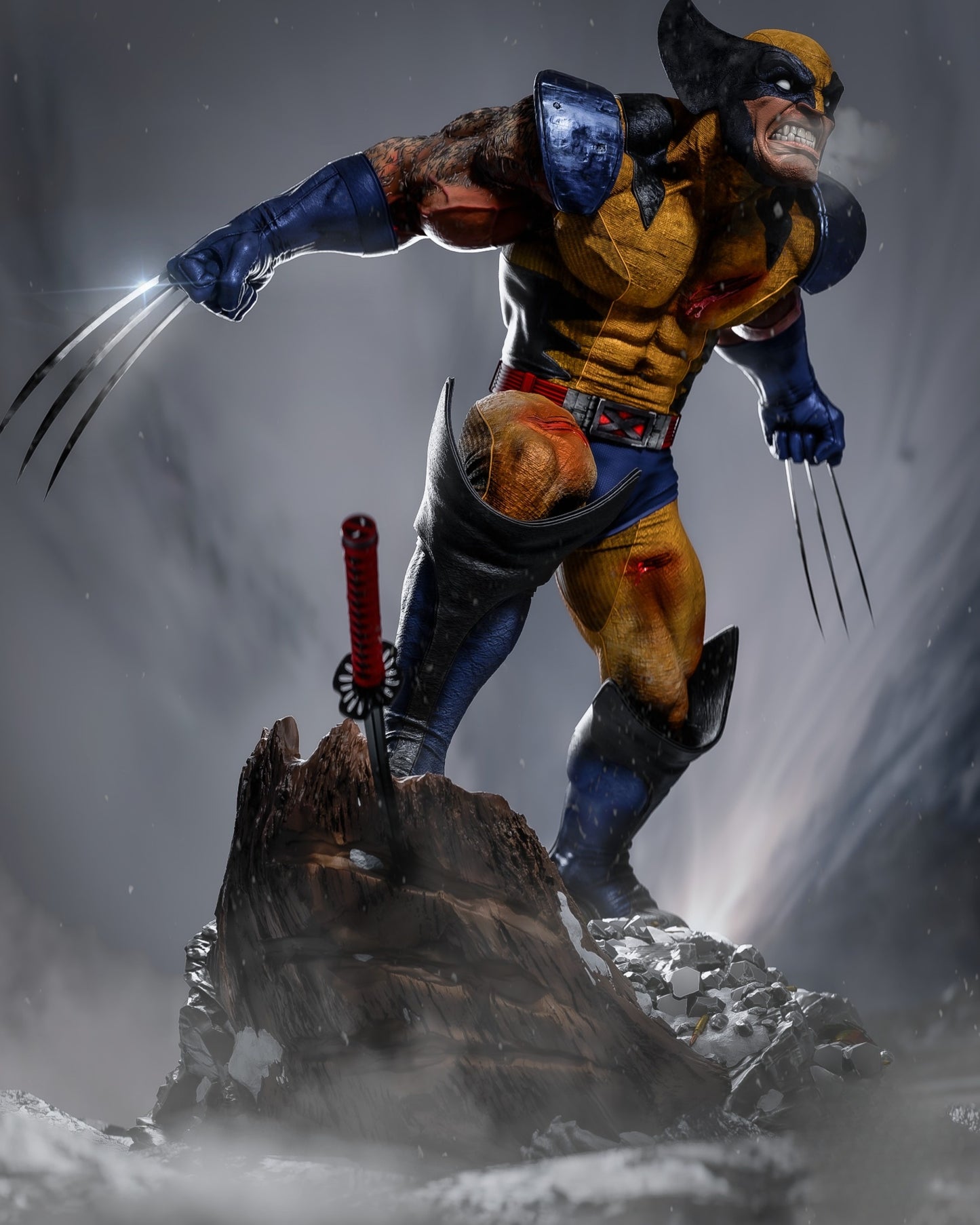 1576 Wolverine_X-Men - STL 3D Print Files