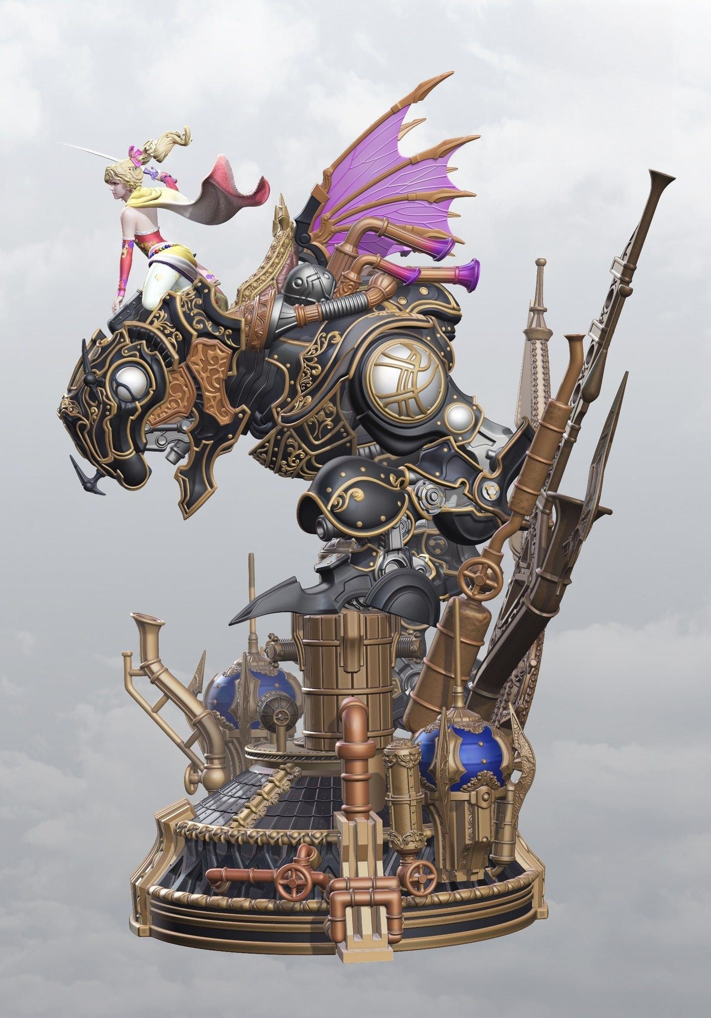 0799 Terra Magitek - Final Fantasy VI - STL 3D Print Files