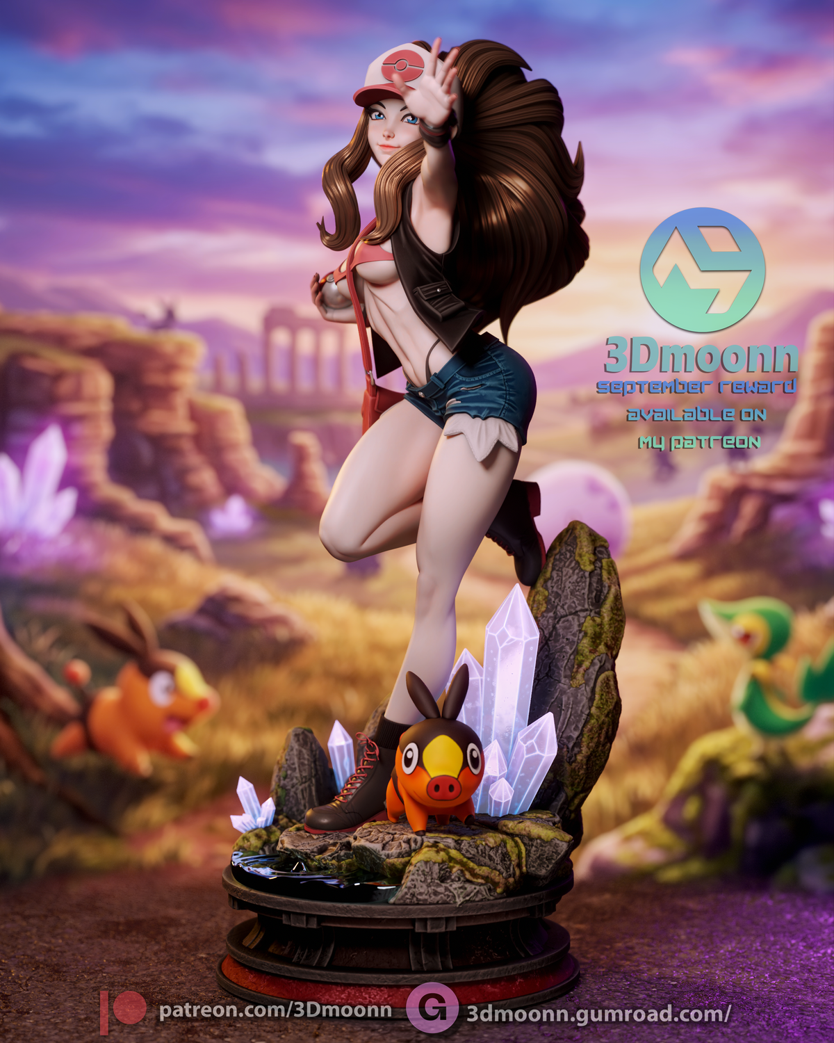 2002 Hilda_Pokémon NSFW - STL 3D Print Files