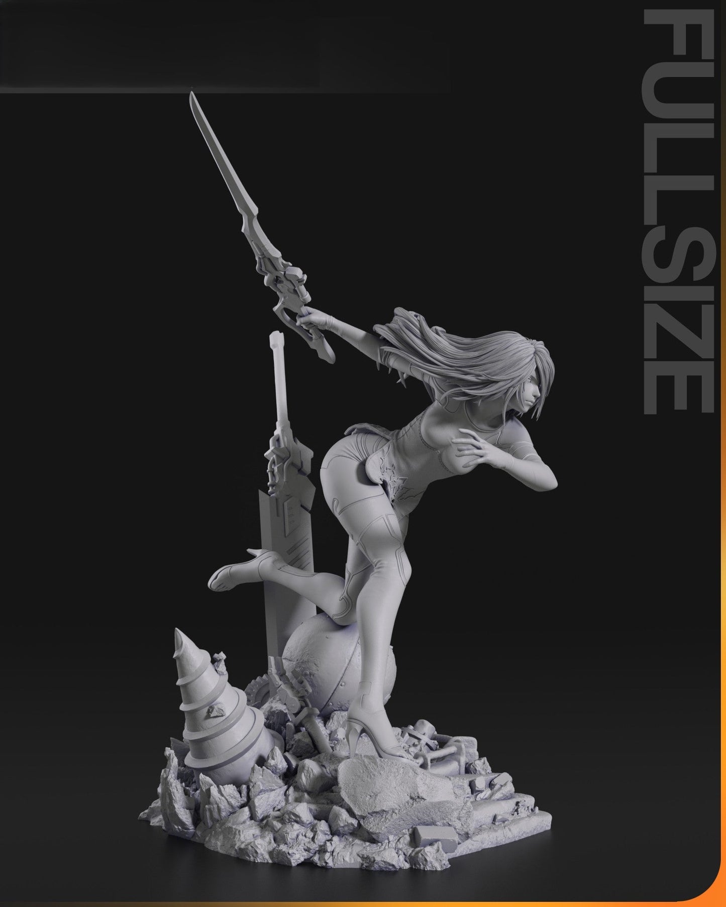 0930 A2 - NieR: Automata (2828) - STL 3D Print Files