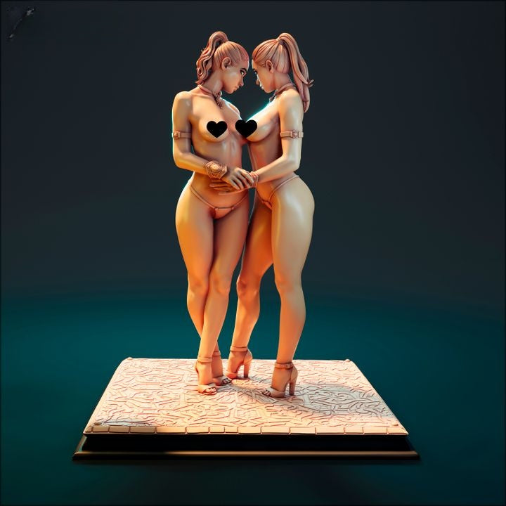 1717 Twins_Mini NSFW - STL 3D Print Files