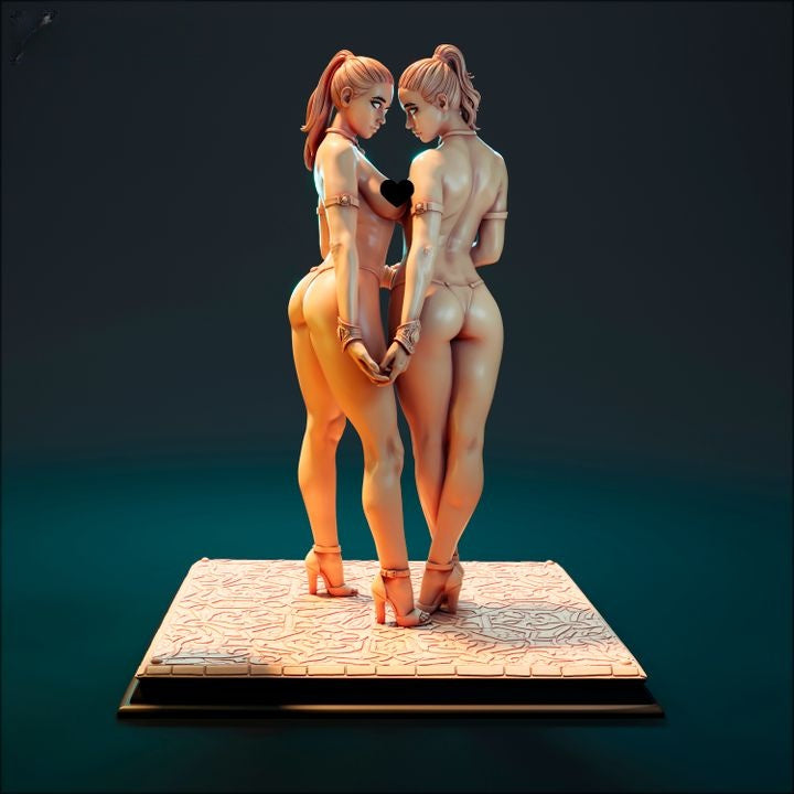 1717 Twins_Mini NSFW - STL 3D Print Files