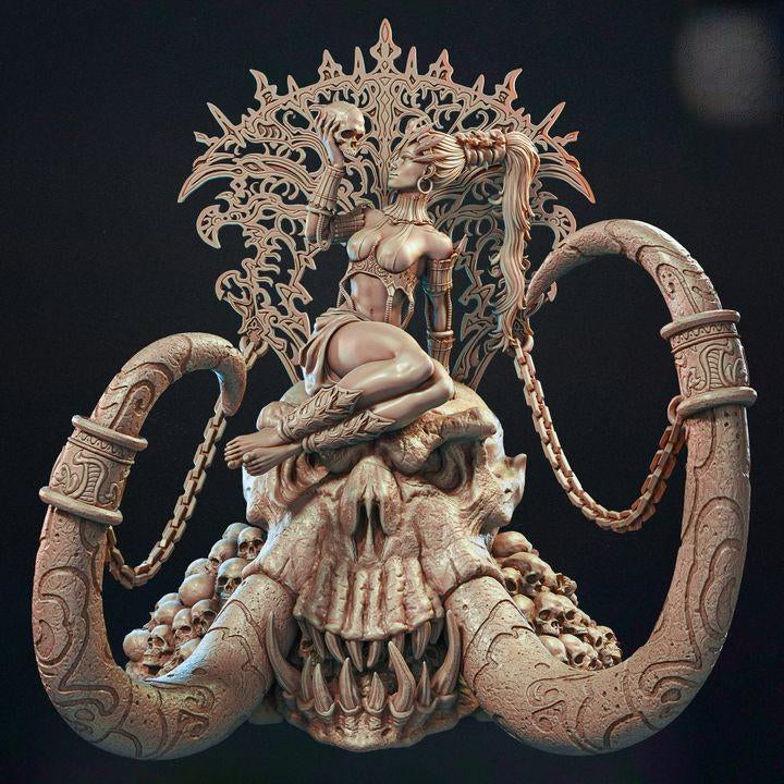 1700 Amara-Queen of the Bone Wastes_Mini - STL 3D Print Files
