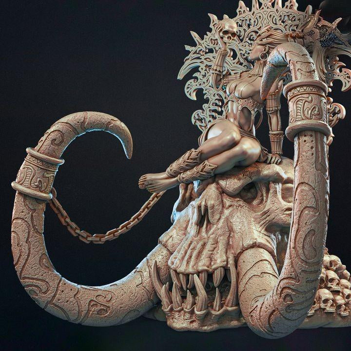 1700 Amara-Queen of the Bone Wastes_Mini - STL 3D Print Files