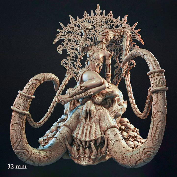 1700 Amara-Queen of the Bone Wastes_Mini - STL 3D Print Files